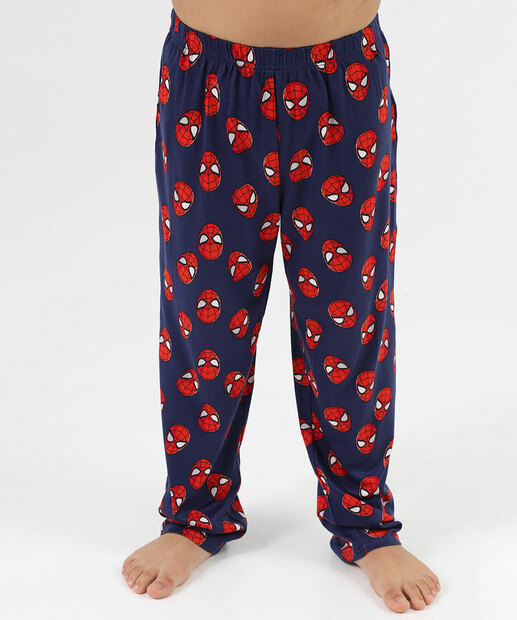 Pijama Infantil Homem Aranha Marvel Tam 4 a 12 Azul