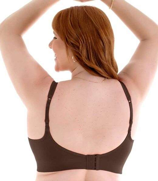 Sutiã Comfort Alças Largas Reguláveis Zee Rucci Marrom