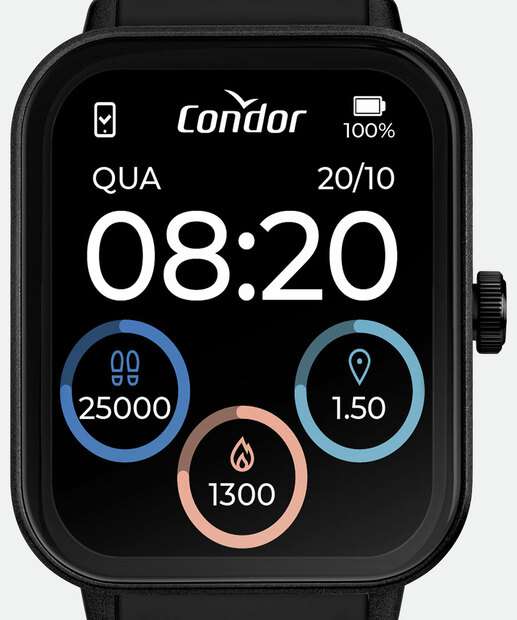 Relógio Masculino Condor COSMART1AA8P Preto