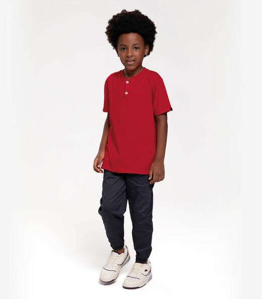 Polo Infantil Trick Nick Vermelho