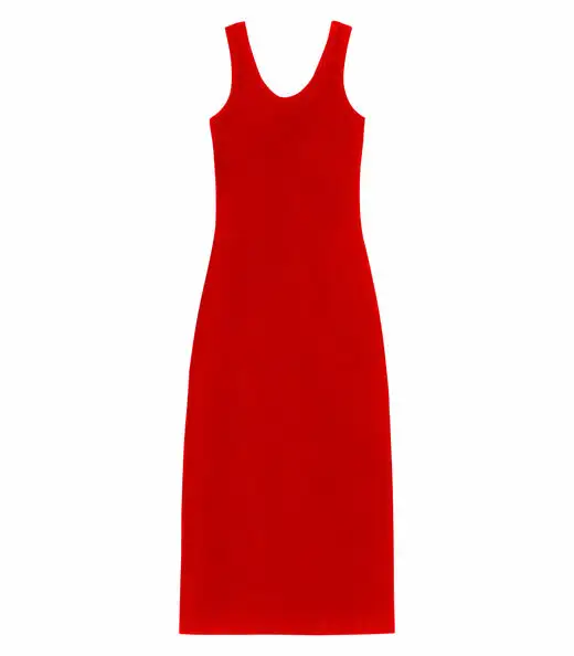 Vestido Midi De Ribana Feminino Endless Vermelho