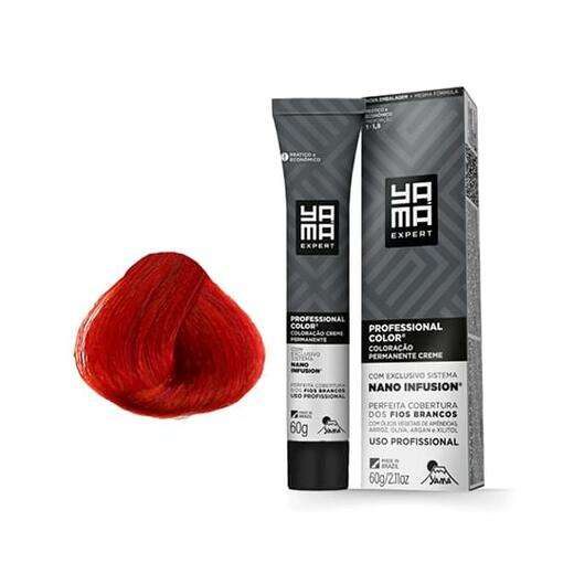Image_Coloração Professional Color Nano Infusion 8.66 Louro Claro Vermelho Intenso Yam