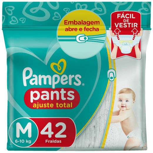 Image_Fralda Confortsec Pants Mega ”M” Pampers Simples Pc42Un