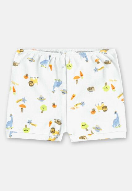 Image_Short para Bebê Menino em Suedine Up Baby