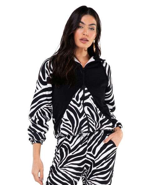 Image_Jaqueta Feminina Estampada Endless Preto