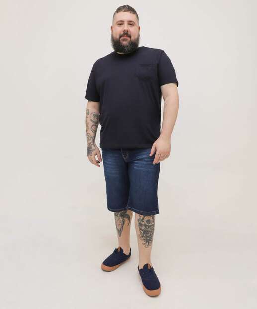 Image_Bermuda Plus Size Masculina Jeans Bolsos