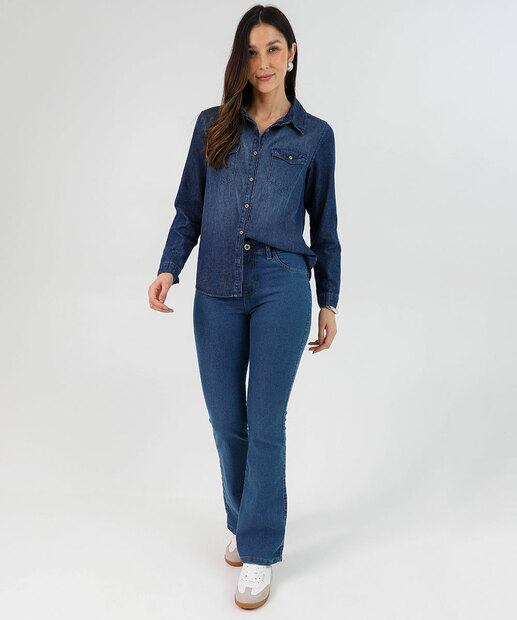 Image_Calça Jeans Flare Feminina Petit Flip Biotipo