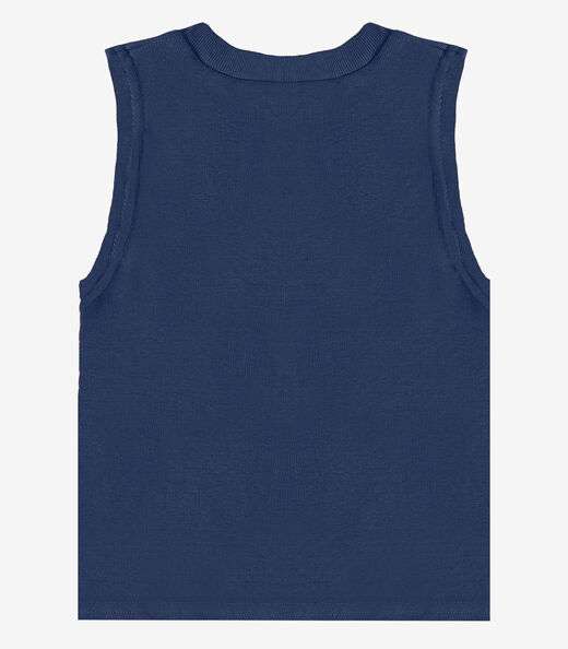 Regata Básica Infantil Lisa Soletex Azul