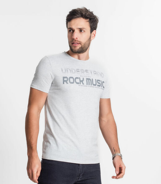 Camiseta Masculina Diametro Cinza