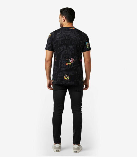 Camiseta Masculina Estampada Select Preto