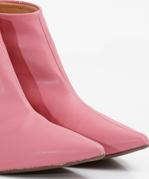 Bota Feminina Ankle Boot Salto Fino Via Uno
