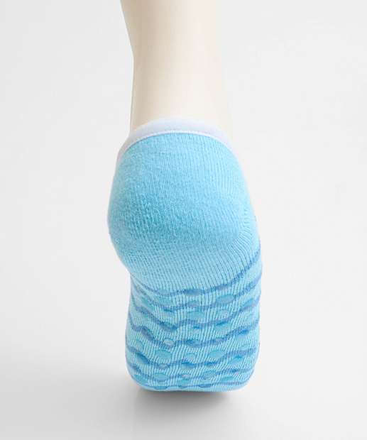 Meia Sapatilha Feminina Estampa Stitch Azul