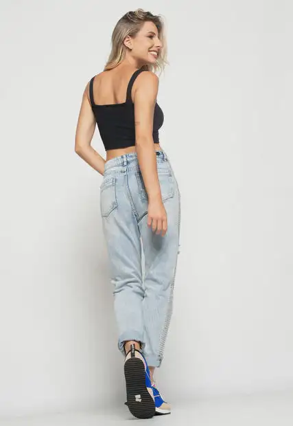 Kit 2 Croppeds  Top Faixa Comfy Malha Canelada Preto e Mostarda