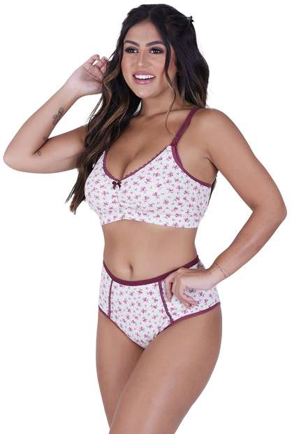 Conjunto Maternidade Algodão Concept Lingerie
