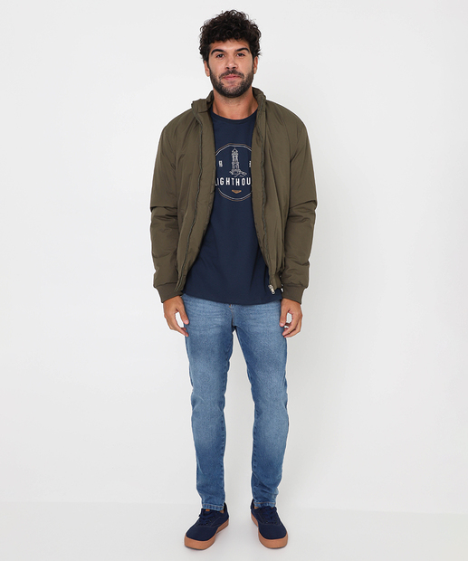 Image_Calça Masculina Jeans Skinny Bolsos Azul