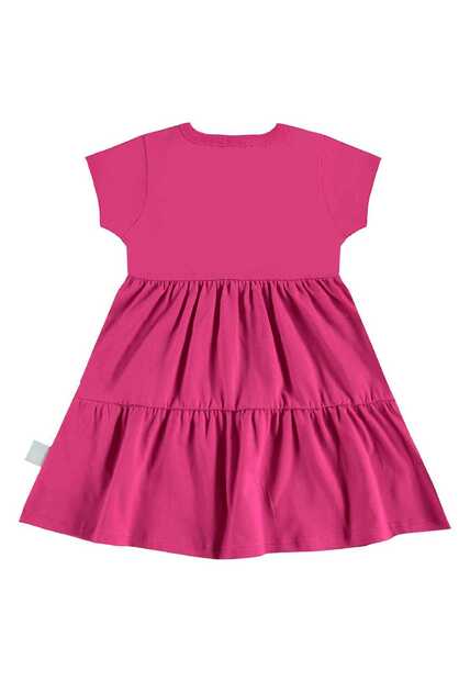 Vestido Infantil em Algodão Bee Loop