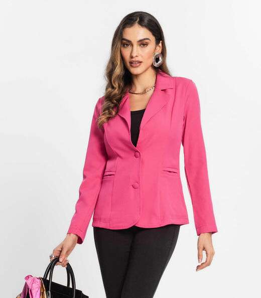 Image_Blazer Feminino De Microfibra Misso Rosa
