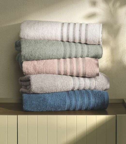 Toalha De Rosto Sense Fio Penteado Altenburg Cinza