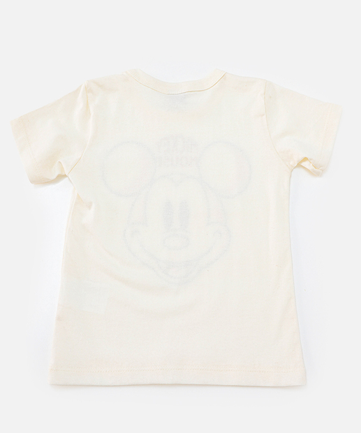 Camiseta Infantil Mickey Disney Tam 1 a 3 Off White