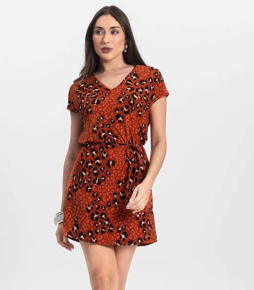 Vestido Feminino Liganete Infinita Cor Laranja