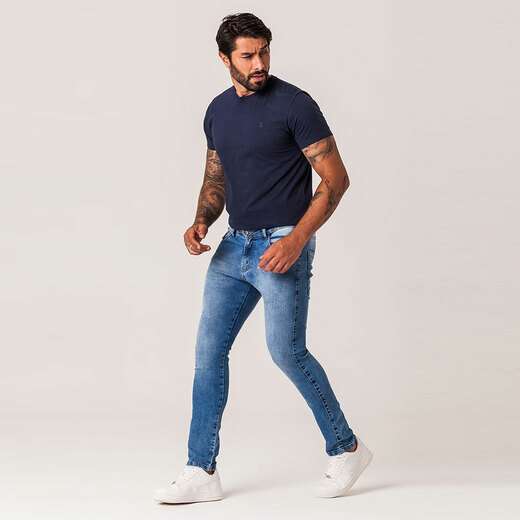 Calça Jeans Skinny Masculina Zune