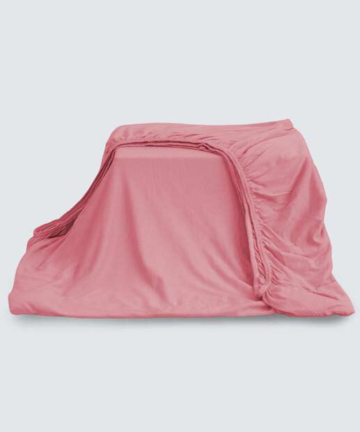 Lençol Queen Com Elástico Liso Doce Vida 1 Peça  