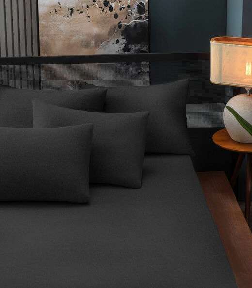 Jogo De Cama Solteiro Malha 2 Peças Fusion Vivaldi Cinza