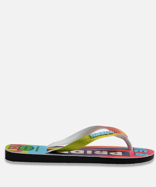 Chinelo Havaianas Feminino Top Pride Rainbow 