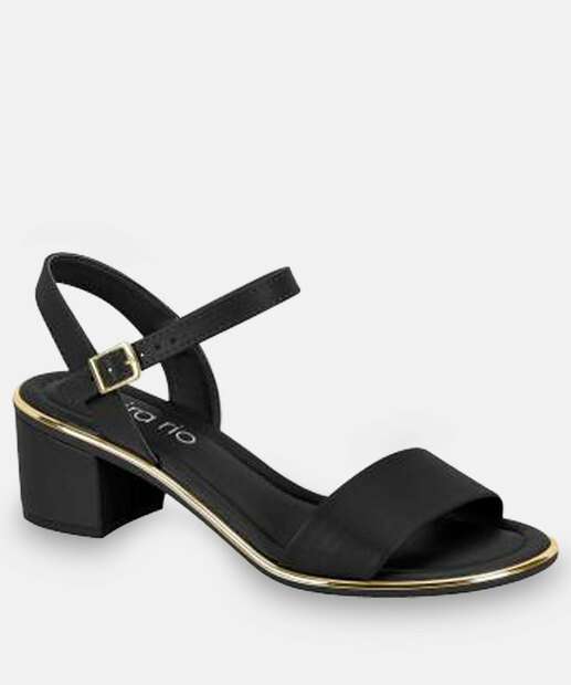 Image_Sandália Feminina Salto Grosso Beira Rio Preto