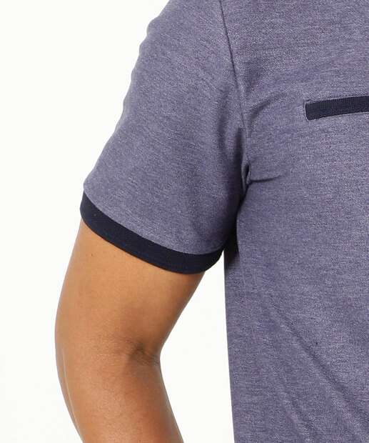 Polo Masculina Manga Curta