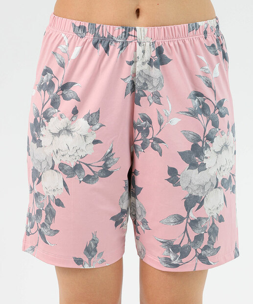 Pijama Feminino Estampa Floral Marisa Rosa