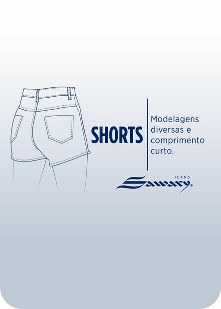 Shorts Jeans Sawary Plus Size - 281644