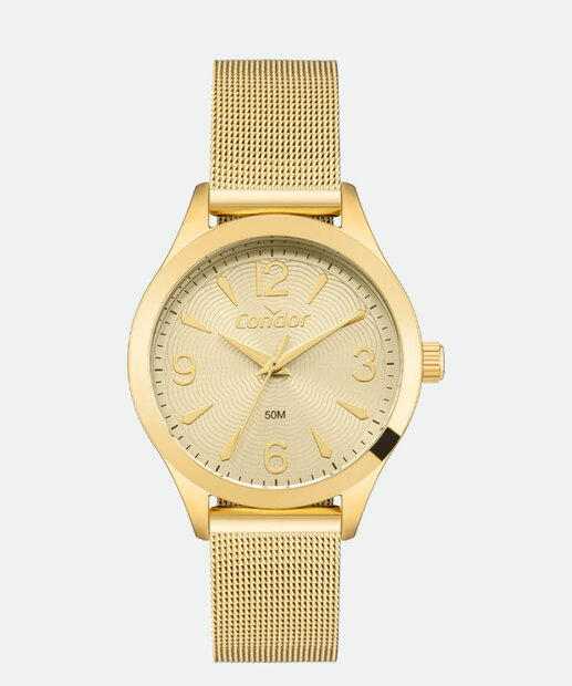 Kit Relógio Feminino Condor CO2035NWVK4X Dourado