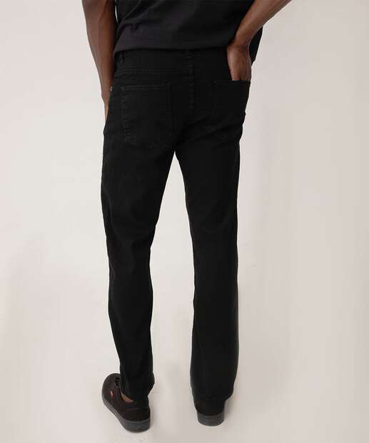 Calça Masculina Jeans Reta Bolsos MR