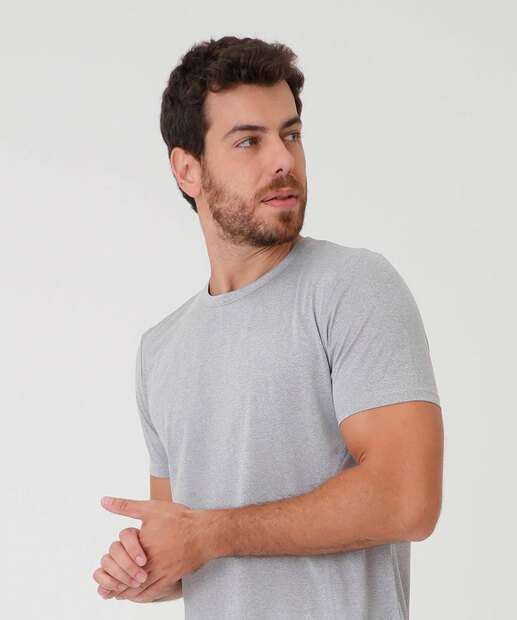 Camiseta Masculina Fitness Manga Curta MR