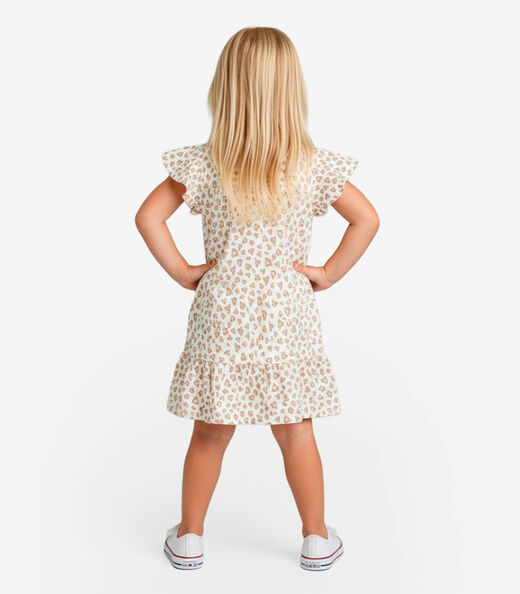 Image_Vestido Infantil Com Manga Godê Select Rosa