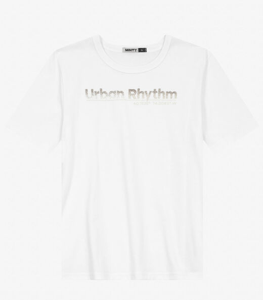 Camiseta Juvenil Masculina em Meia Malha Minty Branco