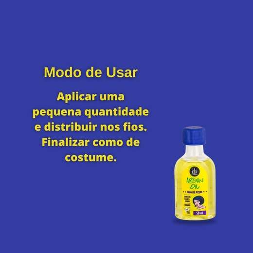 Lola Kit Oleo Danos Vorazes e Oleo de Argan 2 Itens