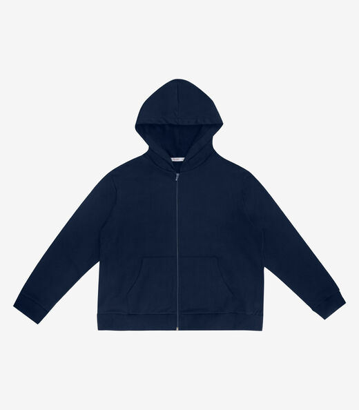 Image_Jaqueta com Capuz em Moletom Secret Glam Azul