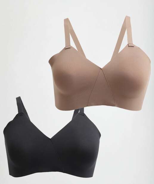 Image_Kit 2 Sutiãs Com Bojo Moldado 3D DelRio Bege