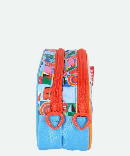 Estojo Escolar Infantil Stitch e Angel Disney