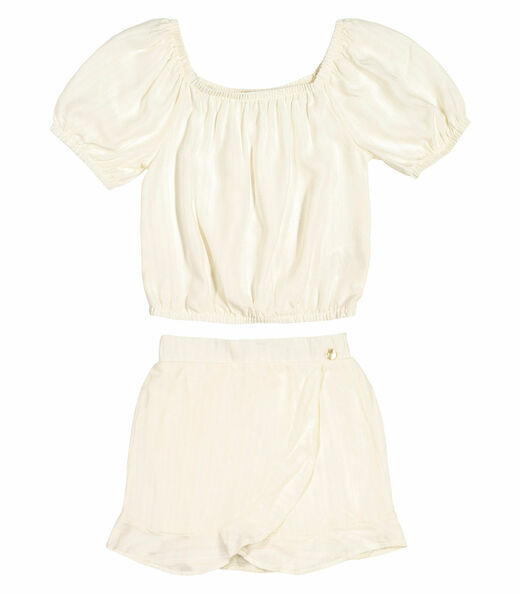 Conjunto Infantil Feminino Ciganinha Trick Nick Bege