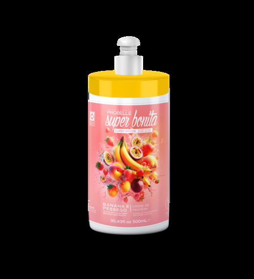 Image_Creme de Pentear Probelle Super Bonita Banana E Pêssego 500Ml