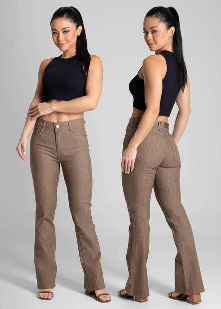 Calça Sarja Sawary Boot Cut - 282039