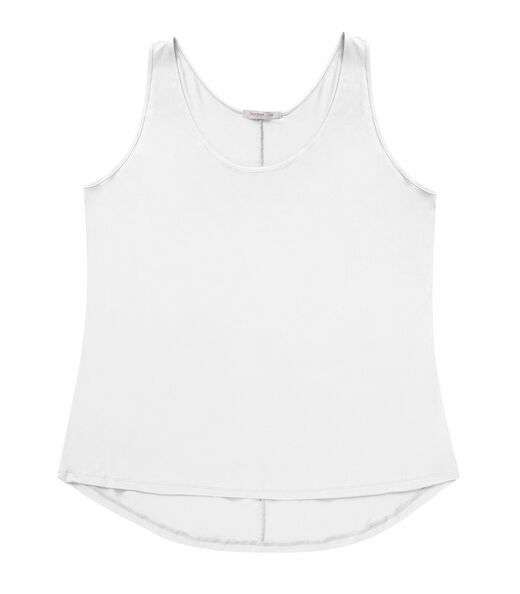 Regata Feminina Plus Size Secret Glam Branco