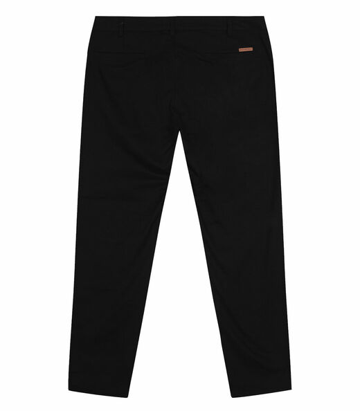 Calça Masculina Plus Size Sarja Twill Diametro Preto