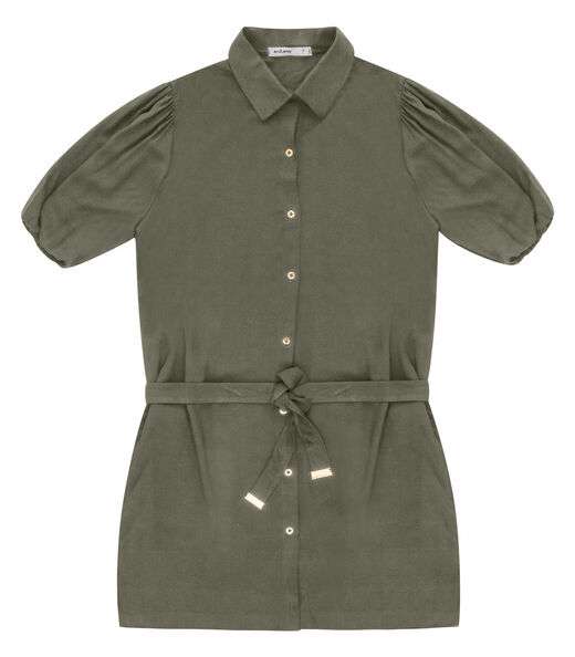 Vestido Feminino Chemise de Viscose Endless Verde