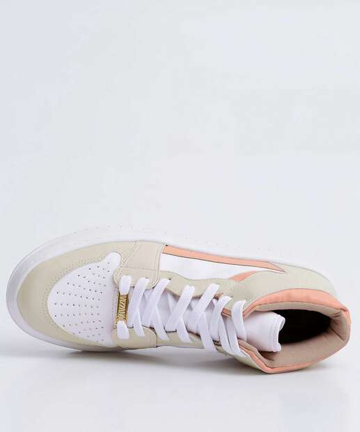 Tênis Casual Feminino Cano Alto Flatform Vizzano