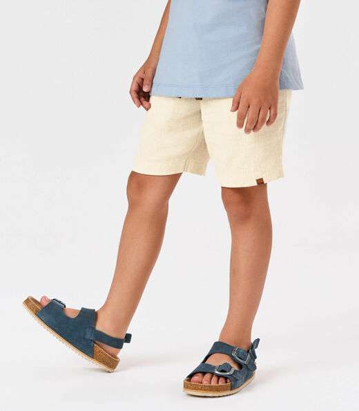 Conjunto Menino Camiseta Com Bermuda Trick Nick Azul