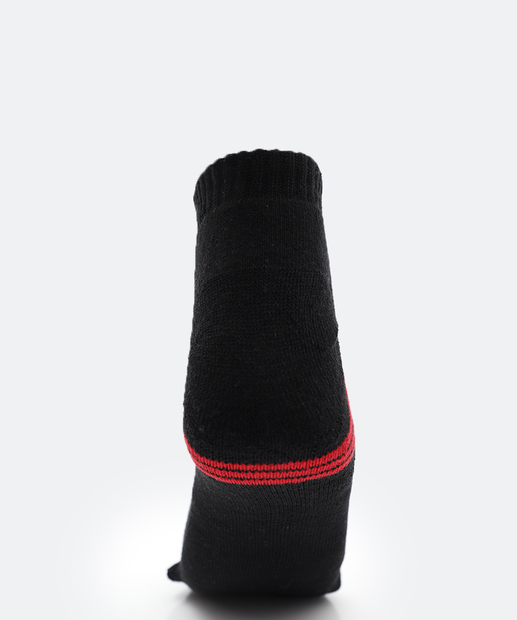 Kit 3 Pares Meias Masculina Cano Curto MR Preto